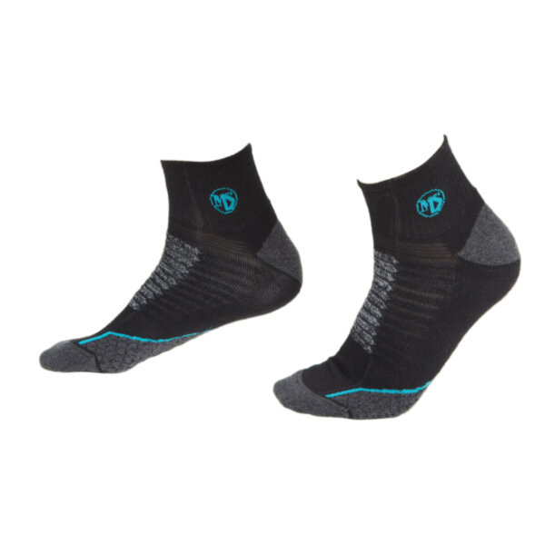 MS SOCKS Technical mid-cut socks - BLACK ROYAL BLUE - ERGASIA STORES